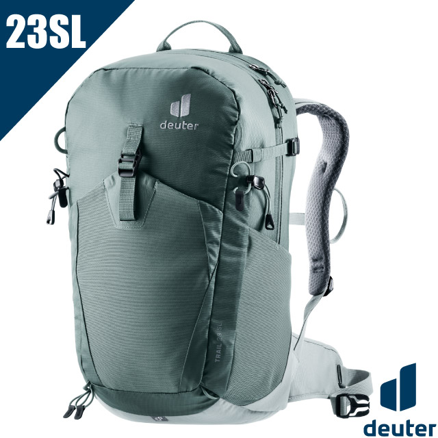 【德國 Deuter】女款 TRAIL 23 SL 輕量拔熱透氣登山背包(3D立體背負系統)/3440423 灰✿30E010